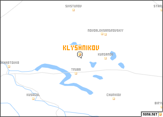 map of Klyshnikov