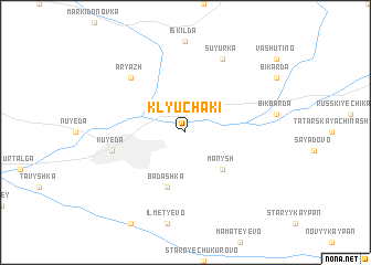 map of Klyuchaki