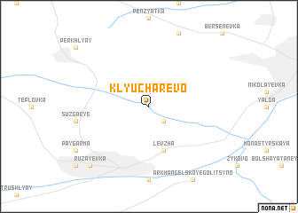 map of Klyucharevo