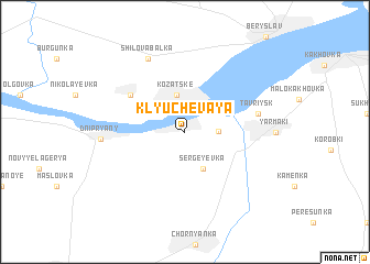 map of Klyuchevaya