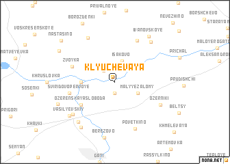 map of Klyuchevaya