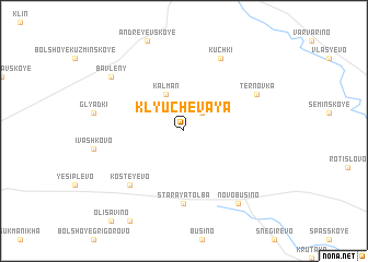 map of Klyuchevaya