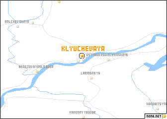 map of Klyuchevaya