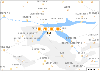 map of Klyuchëvka