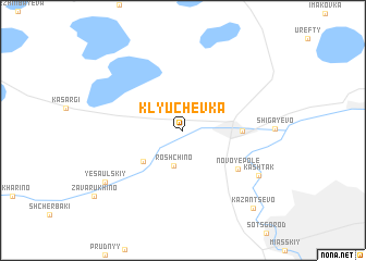 map of Klyuchëvka