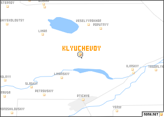 map of Klyuchevoy