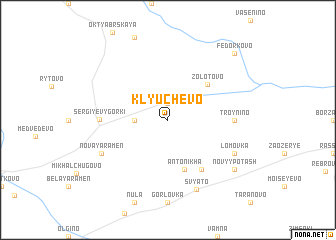 map of Klyuchëvo