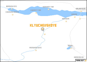 map of Klyuchevskoye