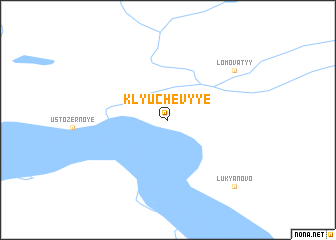 map of Klyuchevyye