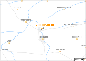 map of Klyuchishchi