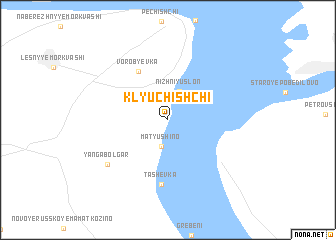 map of Klyuchishchi