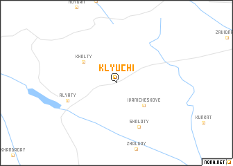 map of Klyuchi