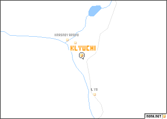 map of Klyuchi