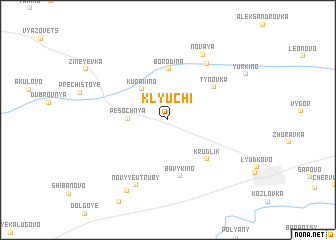 map of Klyuchi