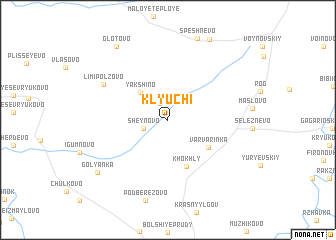 map of Klyuchi