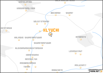 map of Klyuchi
