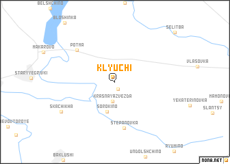 map of Klyuchi