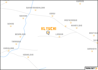 map of Klyuchi