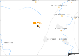 map of Klyuchi