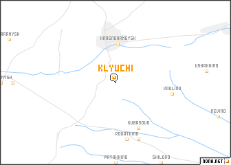 map of Klyuchi
