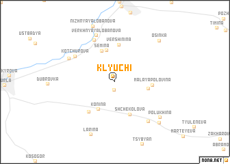 map of (( Klyuchi ))