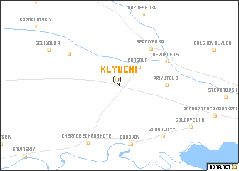 map of Klyuchi