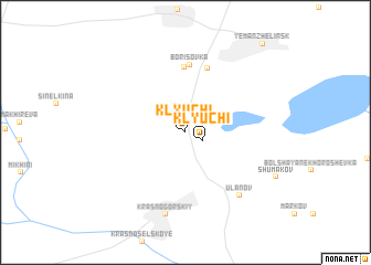 map of Klyuchi