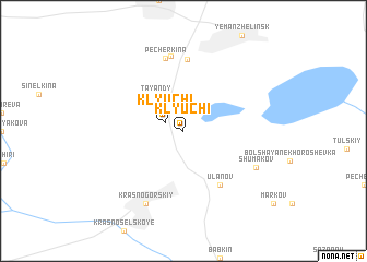 map of Klyuchi