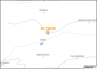 map of Klyuchi