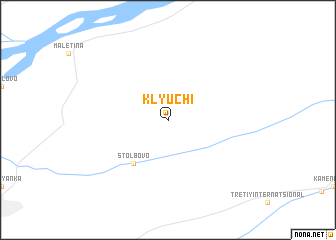 map of Klyuchi