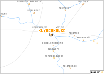 map of Klyuchkovka