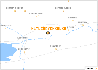 map of Klyuch-Rychkovka