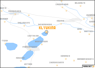 map of (( Klyukina ))