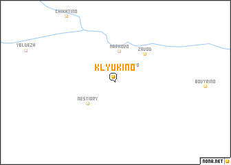 map of Klyukino