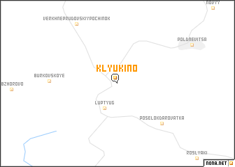 map of Klyukino