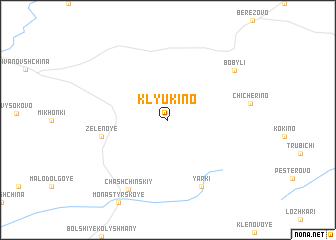 map of Klyukino