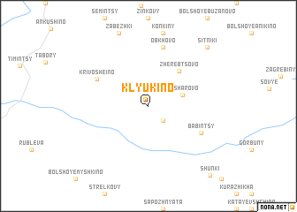 map of Klyukino