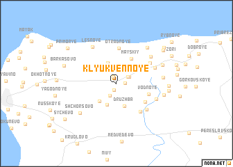 map of Klyukvennoye