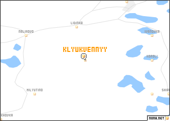 map of Klyukvennyy