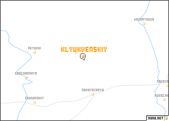 map of Klyukvenskiy