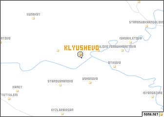 map of Klyushevo