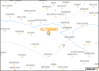 map of Klyushki