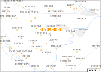 map of Klyushniki