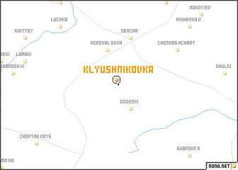 map of Klyushnikovka