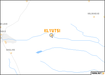 map of Klyutsi