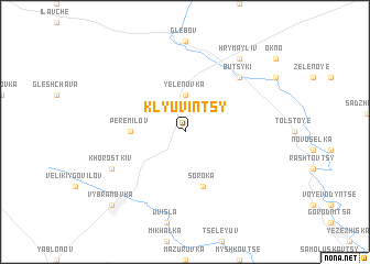 map of Klyuvintsy