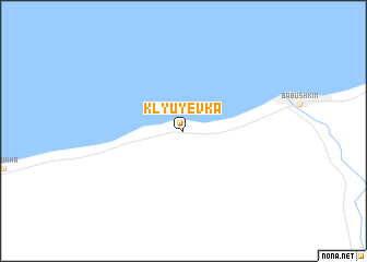 map of Klyuyevka