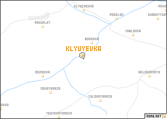 map of Klyuyevka