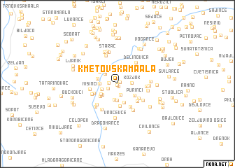 map of Kmetovska Maala