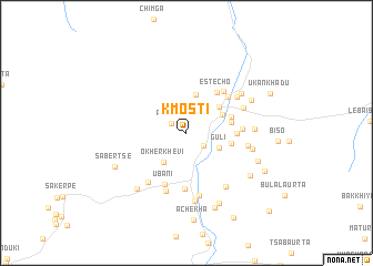 map of Kmost\